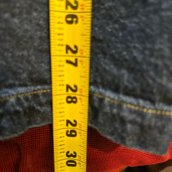 Vintage Sag Harbor Denim Corduroy Chore Barn Coat Jacket Womens Large - Picture 8 of 9